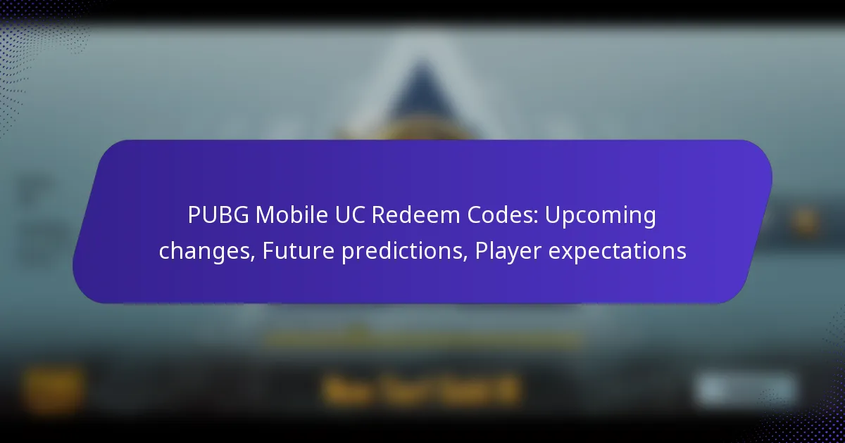 PUBG Mobile UC Redeem Codes: Upcoming changes, Future predictions, Player expectations