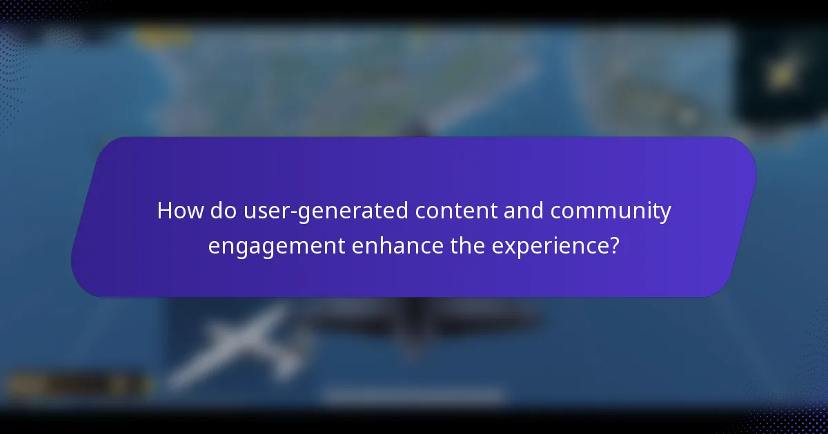 How do user-generated content and community engagement enhance the experience?